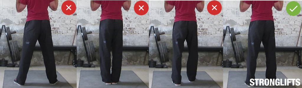 Overhead Press Stance