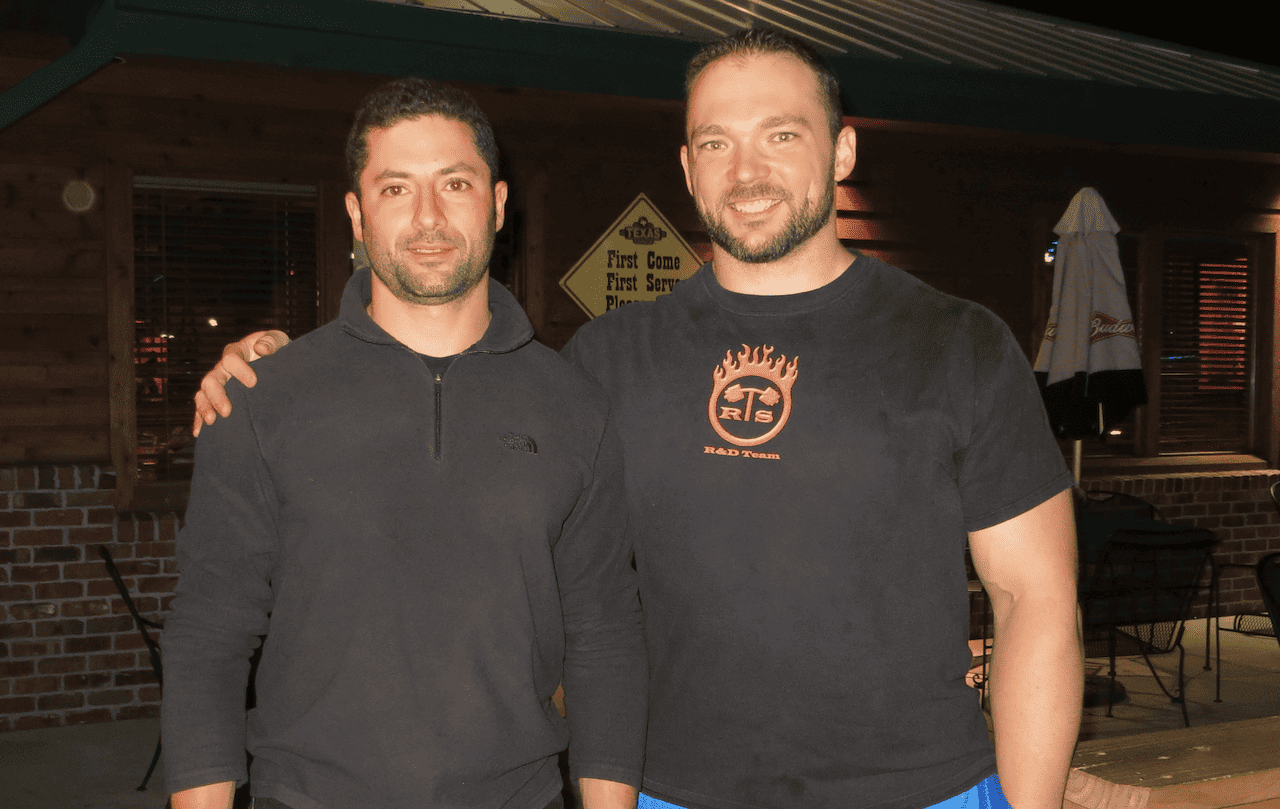 Mike Tuchscherer (right) and Mehdi (left) in 2012 Mike Tuchscherer (right) and Mehdi (left) in 2012