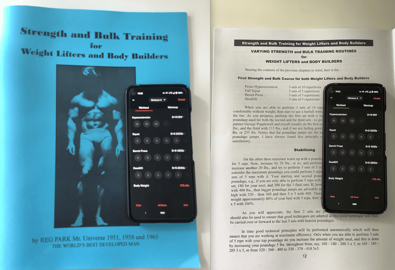 Reg Park's Strength and Bulk Training for weight lifters and body builders Reg Park's Strength and Bulk Training for weight lifters and body builders