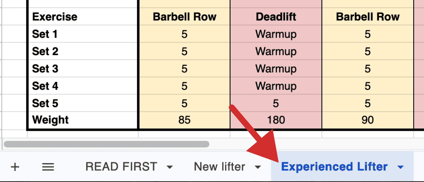 Stronglifts 5x5 workout spreadsheet for experienced lifters. Stronglifts 5x5 workout spreadsheet for experienced lifters.
